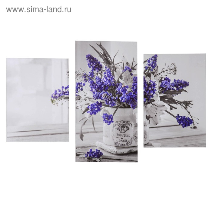 Картина модульная на подрамнике Букет в стиле Прованс" (33х45; 33х50; 33х65) 99х65см