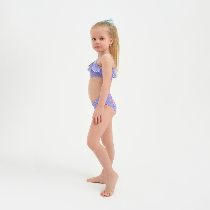 Купальник детский Мой маленький пони, рост 98-104 (30), фиолетовый