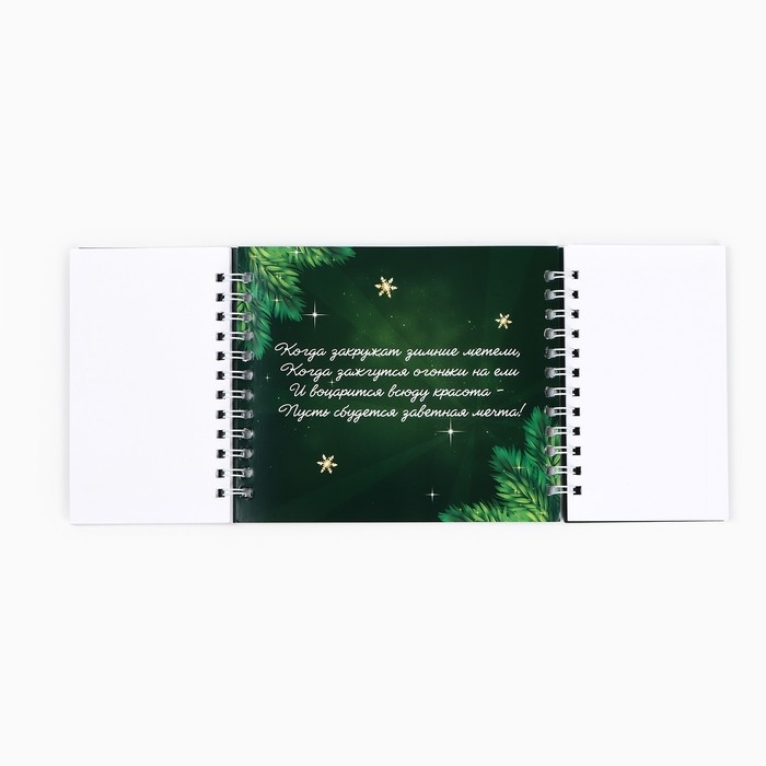 Блокнот новогодний двойной на гребнях &laquo;Поймай удачу за хвост&raquo;