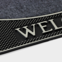 Коврик придверный Доляна &laquo;Welcome цветы&raquo;, 40&times;70 см, цвет МИКС