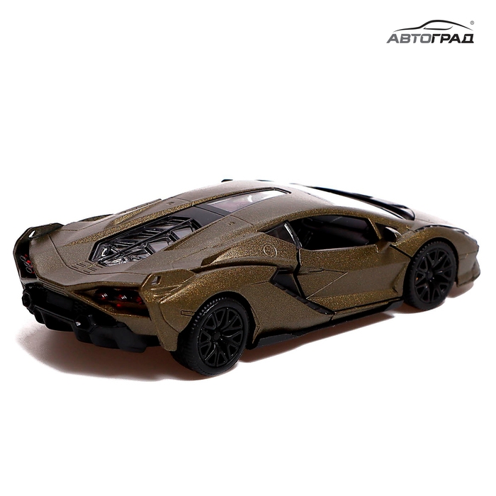 Машина металлическая LAMBORGHINI Sian FKP 37, 1:32, открываются двери, инерция, цвет зелёный Машина металлическая LAMBORGHINI Sian FKP 37, 1:32, открываются двери, инерция, цвет зелёный