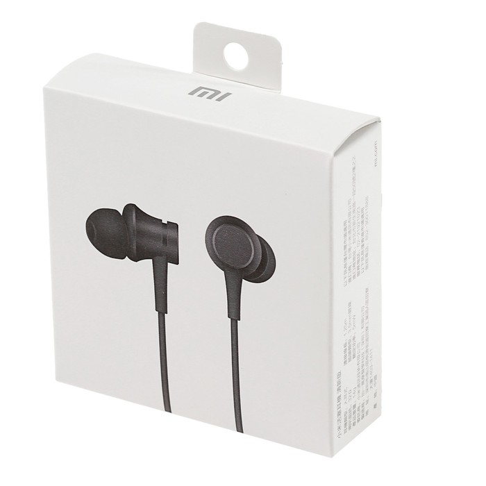 Наушники Xiaomi Mi In-Ear Basic ZBW4354TY, вакуумные, микрофон, 93 дБ, 3.5 мм,1.25 м, черные Наушники Xiaomi Mi In-Ear Basic ZBW4354TY, вакуумные, микрофон, 93 дБ, 3.5 мм,1.25 м, черные