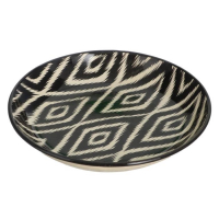 Ляган Риштанская Керамика "Атлас", 25 см, чёрный Ляган Риштанская Керамика "Атлас", 25 см, чёрный