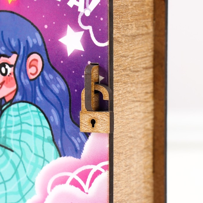 Копилка-шкатулка "На единорога" 14х12х5 см