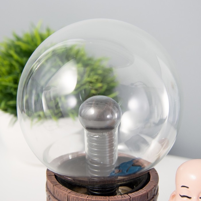 Плазменный шар Плазменный шар "Умиротворение" синий 13х7х17 см RISALUX