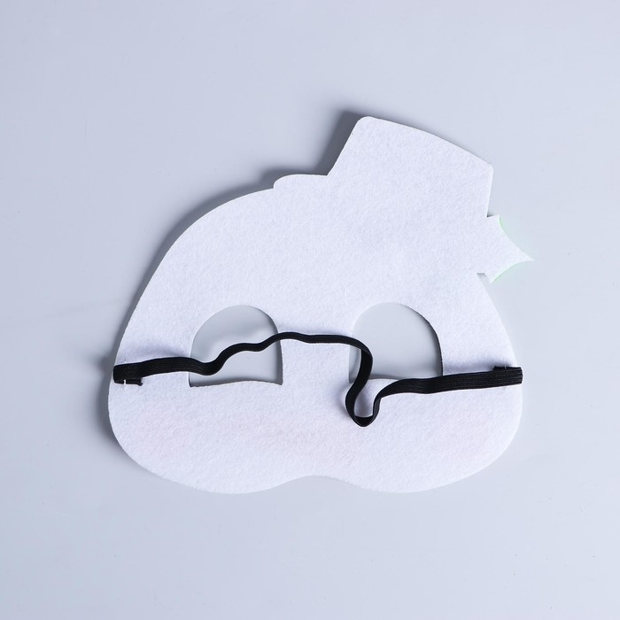 Новогодняя карнавальная маска &laquo;Снеговик&raquo;, фетр, на новый год