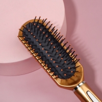 Расчёска массажная, 4,5 &times; 23 см, цвет золотистый