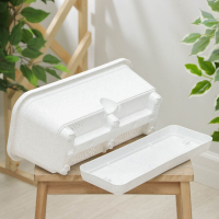 Ящик балконный с поддоном, 40 см, цвет мраморный Ящик балконный с поддоном, 40 см, цвет мраморный