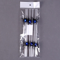 Трубочки для коктейля «Паук», в наборе 6 шт., цвета МИКС Трубочки для коктейля «Паук», в наборе 6 шт., цвета МИКС