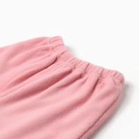 Брюки детские MINAKU: Fleece Soft, цвет розовый, рост 116 см