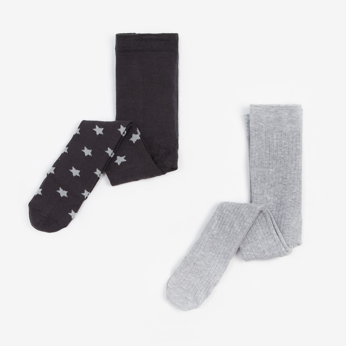 Набор колготок Крошка Я &laquo;Звёздочки&raquo;, рост 74-80 см, цвет серый