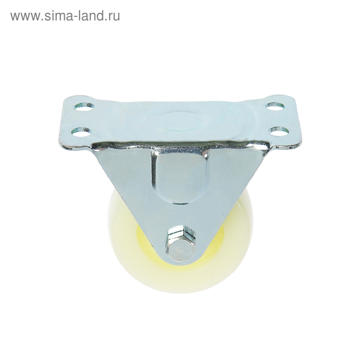Ролик откатной, D=75 мм, усиленный, цвет белый Ролик откатной, D=75 мм, усиленный, цвет белый