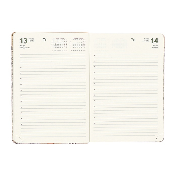 Ежедневник датированный 2025 года A5 168 листов, deVENTE. Expert, интегральная обложка кожзам, карман, перфорация, ляссе, кремовый блок 70 г/м2, серый