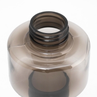 Бутылка для воды, 500 мл, "Гантель", 22.5 х 8 см, чёрная Бутылка для воды, 500 мл, "Гантель", 22.5 х 8 см, чёрная