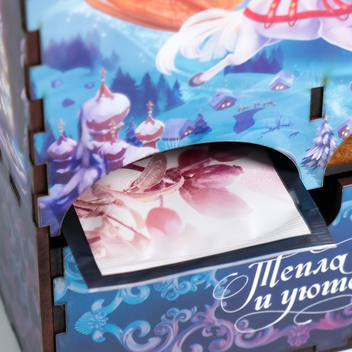 Чайный домик с ящиком "Сказка" 20х15х8,5 см