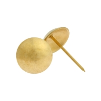 Гвозди ТУНДРА, декоративные, обивочные, 25х39 мм, золото, 100 шт