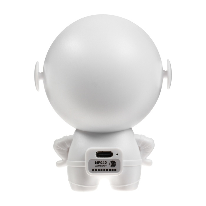Портативный вентилятор Портативный вентилятор "Астронавт" MF040, 500 мАч, 3 режима, вход Type-С, провод, белый
