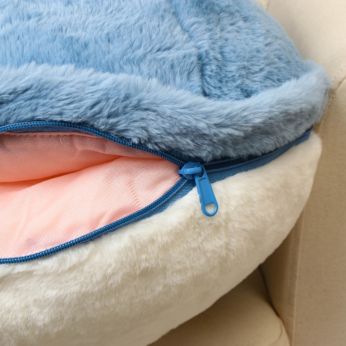 Мягкая игрушка «Кит», 90 см, рот на молнии Мягкая игрушка «Кит», 90 см, рот на молнии