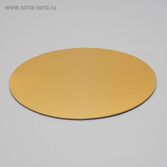 Подложка усиленная, золото-голубой, 28 см, 3,2 мм Подложка усиленная, золото-голубой, 28 см, 3,2 мм