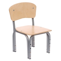 Стул регулируемый &laquo;Кузя&raquo;, фанера (00-1), спинка-бублик