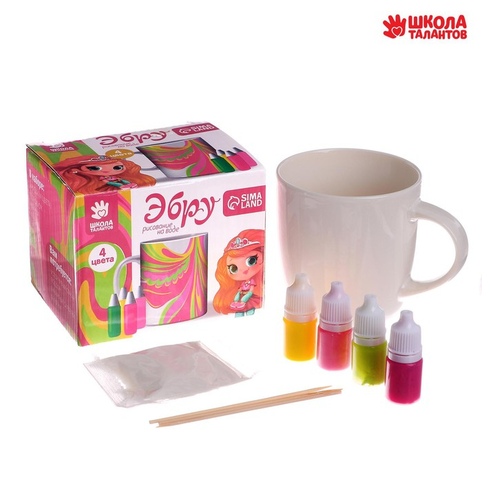 Рисование на воде: эбру «Создай свою кружку» Рисование на воде: эбру «Создай свою кружку»