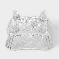 Салатник хрустальный на ножках PINWHEEL, d=12 см