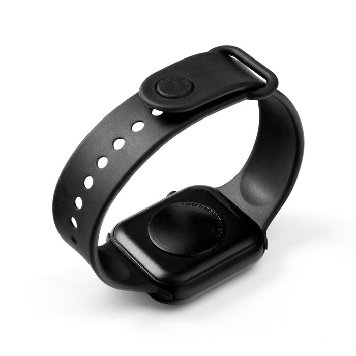 Часы наручные электронные, 3.7 х 3.7 см, календарь, ремешок силикон, черные Часы наручные электронные, 3.7 х 3.7 см, календарь, ремешок силикон, черные