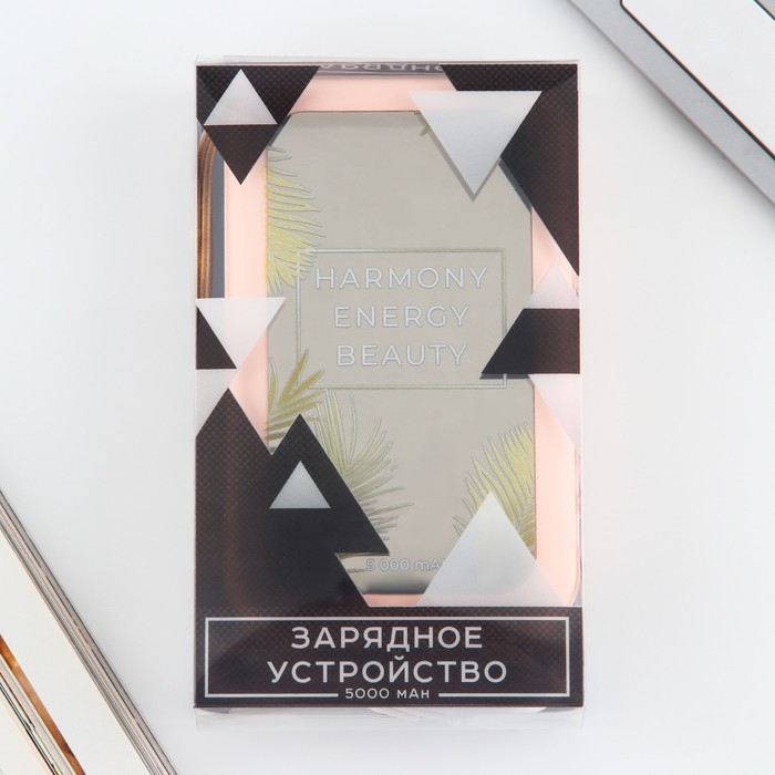 Зарядное устройство &laquo;Harmony&raquo;, 5000мА, мод. PB-02, 10,4 х 6,4 см