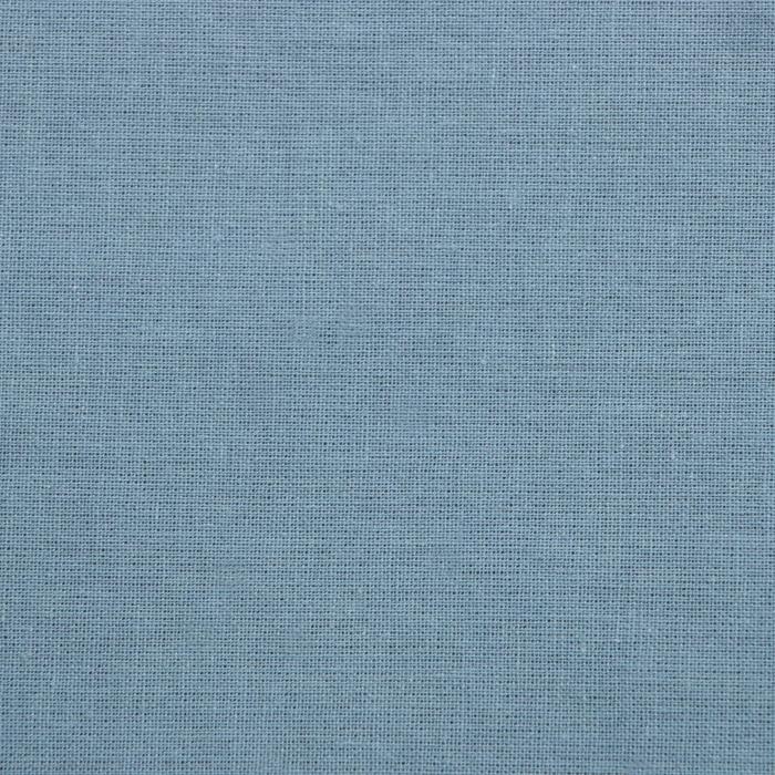 Простыня на резинке Этель 160*200*25 см, цв. серо-голубой, 100% хлопок, ранфорс