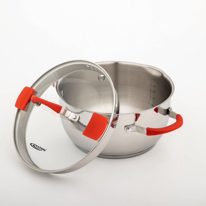 Кастрюля &laquo;Аврора&raquo;, 4 л, d=22 см, капсульное дно, индукция