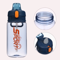 Бутылка для воды, 600 мл, SPORT, 21 х 7.9 х 6.7 см, синяя Бутылка для воды, 600 мл, SPORT, 21 х 7.9 х 6.7 см, синяя