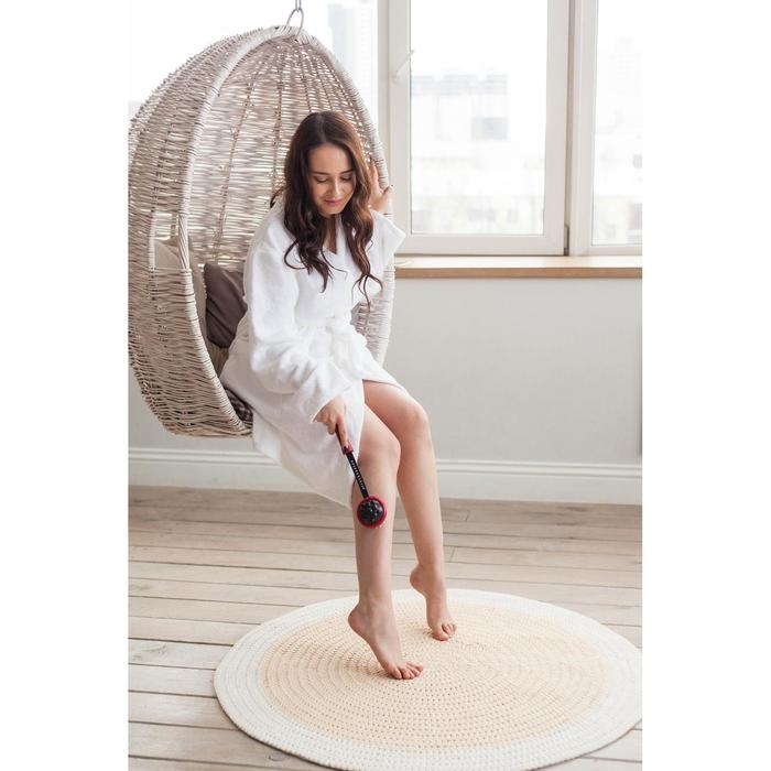 Массажёр-чесалка «Отдых», двусторонний, универсальный, 35 × 6 × 8 см, цвет красный/чёрный Массажёр-чесалка «Отдых», двусторонний, универсальный, 35 × 6 × 8 см, цвет красный/чёрный