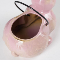 Конфетница керамическая &laquo;Зайка&raquo;, 17,5&times;12&times;19 см, цвет МИКС