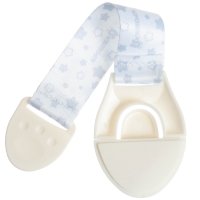 Блокиратор для дверей и ящиков, универсальный, тканевый, 22 см, цвет белый, рисунок, Крошка Я Блокиратор для дверей и ящиков, универсальный, тканевый, 22 см, цвет белый, рисунок, Крошка Я