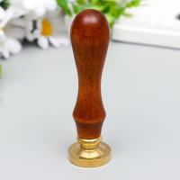 Печать для сургуча с деревянной ручкой "Розы и сердце" 9х2,5х2,5 см Печать для сургуча с деревянной ручкой "Розы и сердце" 9х2,5х2,5 см