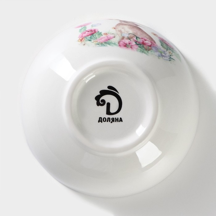 Миска фарфоровая Доляна «Зайка», 250 мл, d=11,3 см Миска фарфоровая Доляна «Зайка», 250 мл, d=11,3 см