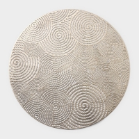 Салфетка сервировочная на стол «Гипноз», d=38 см, цвет золото Салфетка сервировочная на стол «Гипноз», d=38 см, цвет золото