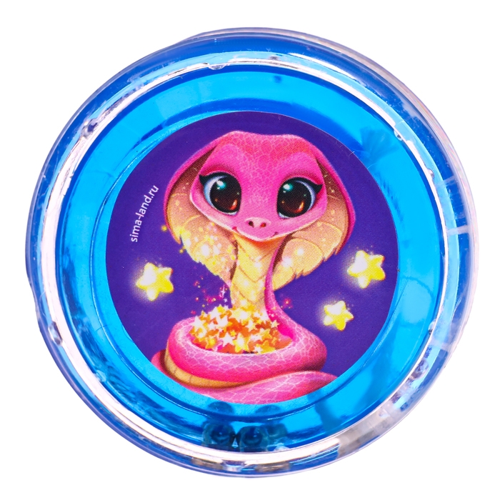 Новый год. Йо-Йо «Удачи», змейки, d= 5,5 см Новый год. Йо-Йо «Удачи», змейки, d= 5,5 см