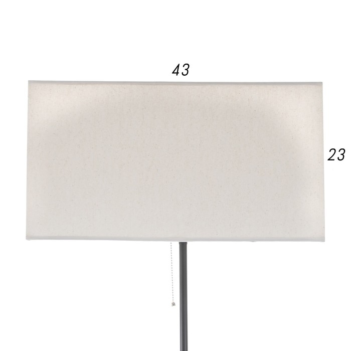 Торшер 19036/1 E27 40Вт черный-светлое дерево 40х51х151 см