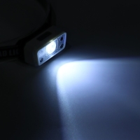 Фонарь налобный аккумуляторный, 180 лм, 1200 мАч, XPG, 2835, 5 режимов, датчик движения Фонарь налобный аккумуляторный, 180 лм, 1200 мАч, XPG, 2835, 5 режимов, датчик движения