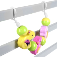 Растяжка на кроватку/коляску &laquo;Забавные зверята&raquo;, 3 игрушки с погремушками, Крошка Я