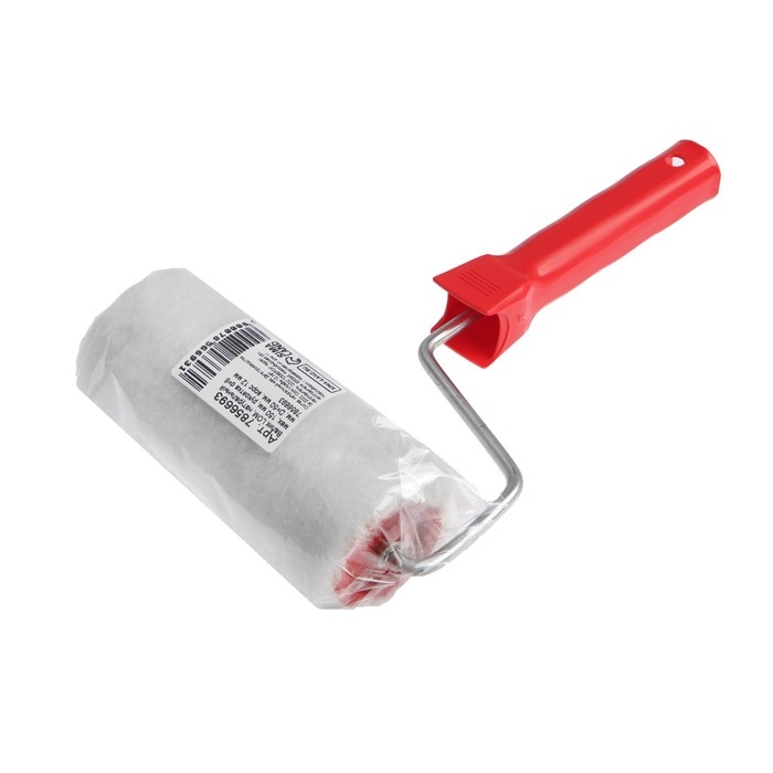 Валик ЛОМ, натуральный мех, 150 мм, рукоятка d=6 мм, D=50 мм, ворс 12 мм Валик ЛОМ, натуральный мех, 150 мм, рукоятка d=6 мм, D=50 мм, ворс 12 мм