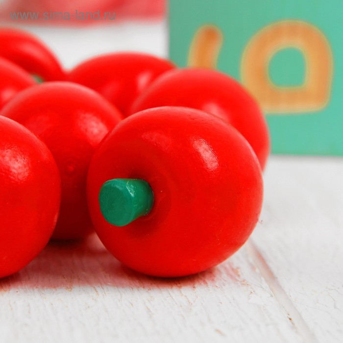 Счётный набор "Яблочки" размер яблока: 2,7 &times; 2,6 см