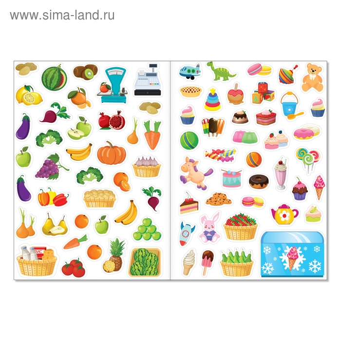 Наклейки многоразовые &laquo;Мой магазин&raquo;, формат А4