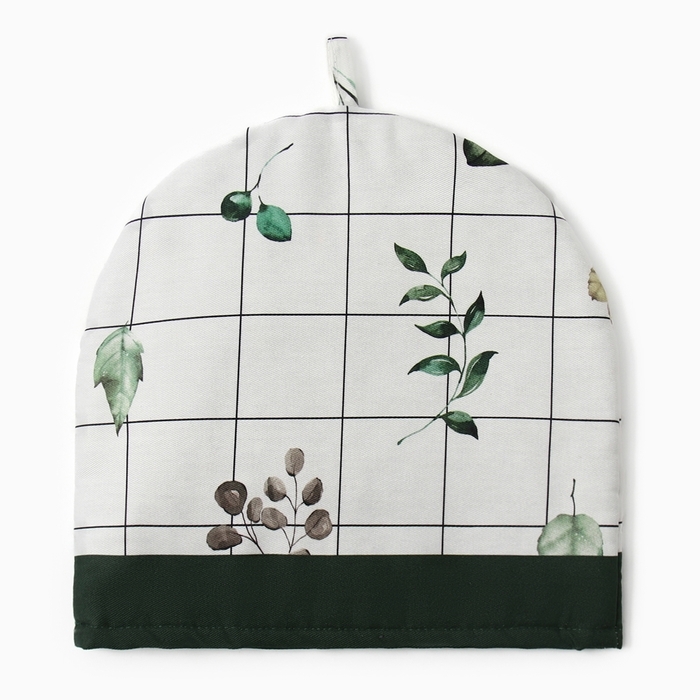 Грелка на чайник "Этель" Flora 28х28 см, 100% хл, саржа 190 г/м2