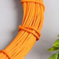 Кольцо ротанг для изготовления ловца снов "Оранжевый" d=20 см Кольцо ротанг для изготовления ловца снов "Оранжевый" d=20 см