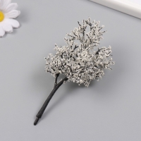 Искусственное растение для творчества пластик "Снежное дерево" 12 см