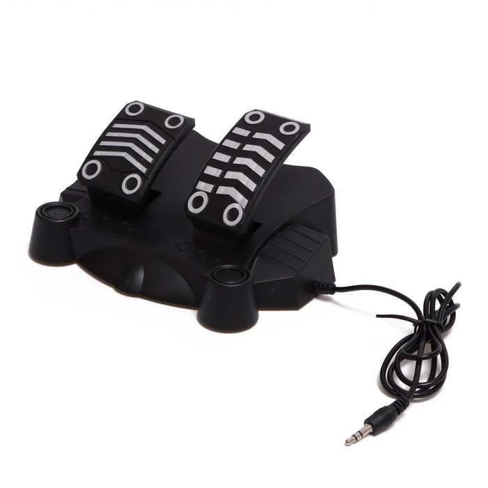 Машина радиоуправляемая &laquo;Купе&raquo;, в комплекте педали и руль, работает от батареек, цвет синий