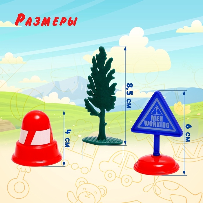 Паровоз инерционный &laquo;Классика&raquo;, с прицепом, цвета МИКС