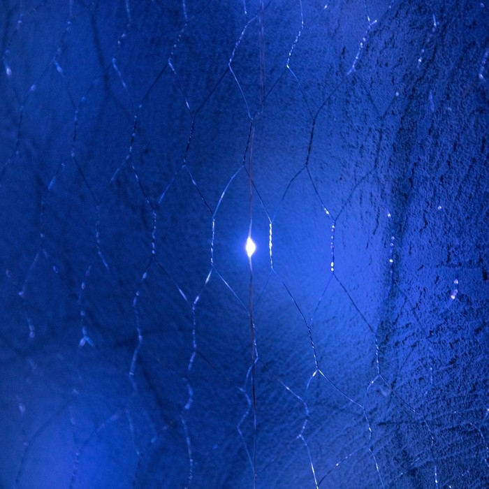 Гирлянда &laquo;Звёздное небо&raquo; 1 &times; 5 м роса, IP44, УМС, серебристая нить, 300 LED, свечение белое